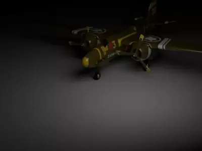 flight military plane 3D model