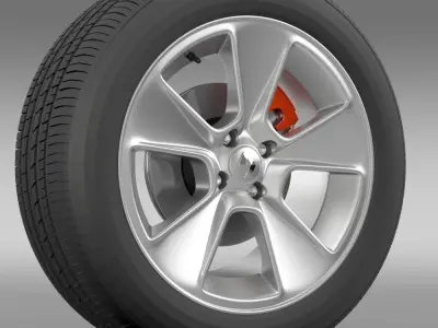 Renault Logan2 wheel 3D model