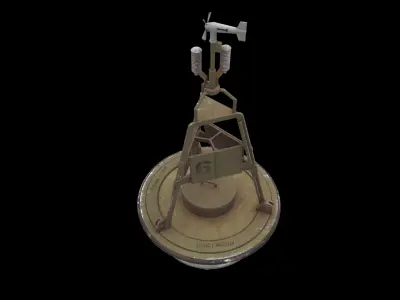 meterological buoy 3D model