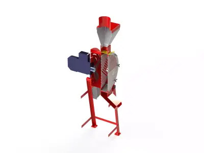 WG 4007 - STL Grain winnower 3D model