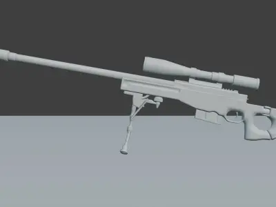 AWM - Arctic Warfare Magnum 3D model