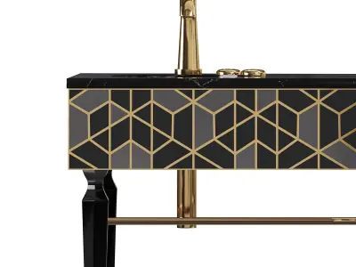 TORTOISE SINGLE WASHBASIN  3D model