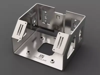 Sheetmetal part Free 3D model