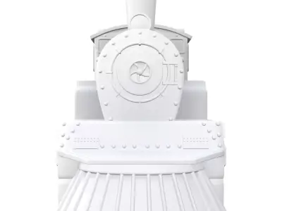 locomotive toy key 3D print model