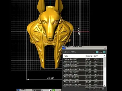 Antique Ring 3D print model