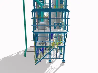 Process Plant OMN - Assembly 3D model