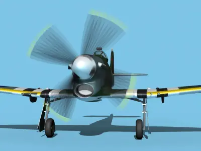 Hawker Hawker Tempest MK1 V10 3D model