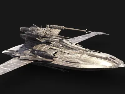 Spaceship Grand reaper destroyer  3D model