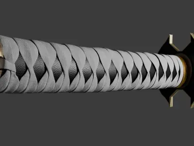 Katana 3D model 8