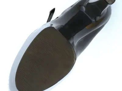 High Heel Middle Poly 3D model