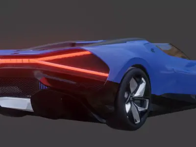 Bugatti Mistral 3D model