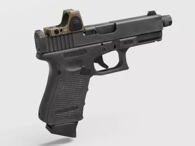 Mk27 MOD 2 Low-poly 3D model