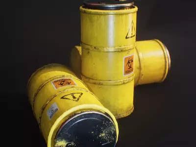 PBR Barrel  - Texture Variation  Low-poly 3D model