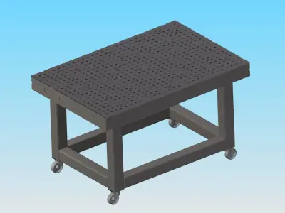 DIY - High Precision Welding Table - Yes you can build it 3D model