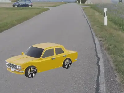 datsun 510 car 3D model
