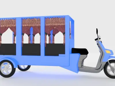 Motobus 3D model