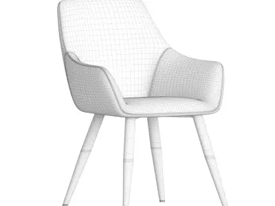 Designstoel4u Ravi dining chair 3D model