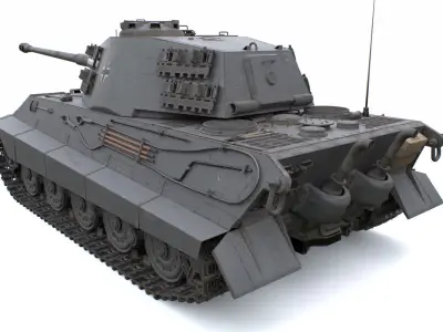 King Tiger - Tiger 2 3D model
