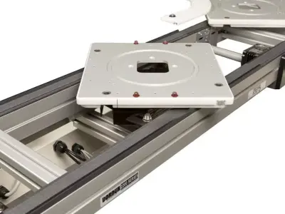 Automated Pallet Handling with Lifter and Incline Options  3D model