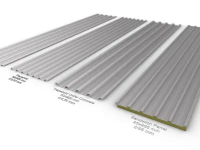 Trapezoidal Sheet 3D model