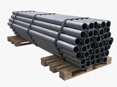 MEGA Construction Materials Collection Low-poly 3D model