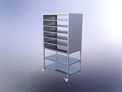 Stainless Steel Rack  3D model