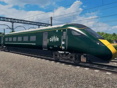 British Rail Class 800 - GWR Livery Low-poly 3D model
