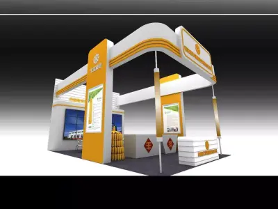 Exhibition - Area - 6X9-3DMAX2011-06 3D model