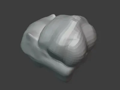 Bulbasaur pokemon 3D model