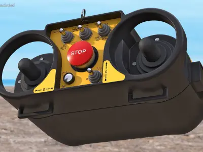 Remote Control Bomag BMP8500 3D model
