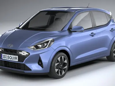 Hyundai i10 2024 3D model purchase