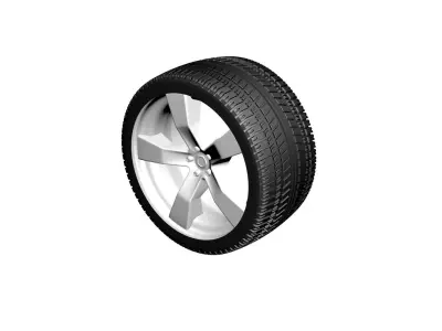 Car Tire 3D model from CGTrader - Polygon mesh