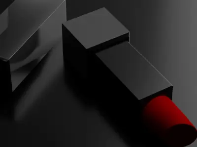 Lipstick Low-poly 3D model purchase