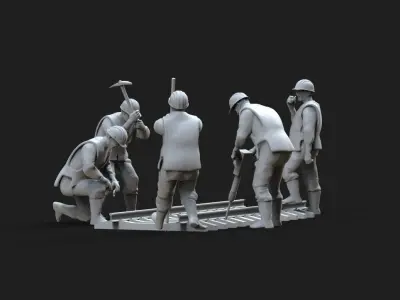 repair Railway 3D print model shop