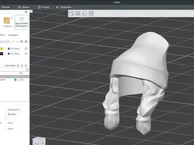 Custom3Dprint Minifigure Accessory - Minifigure Hair S2 - 127 3D print model