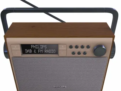 radio philips 3D model