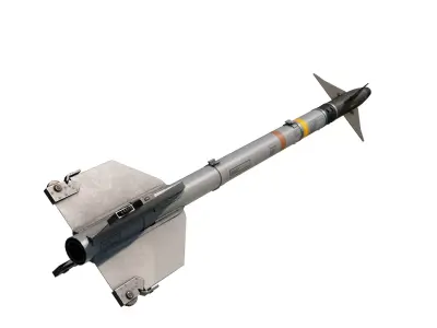 USAAF AIM-9L AIM9 Sidewinder Missile AIM9L AIM9M 3D model