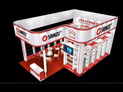 Exhibition - Area -6X9-3DMAX2009-032 3D model