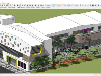 Sketchup Kindergarten 103 3D model