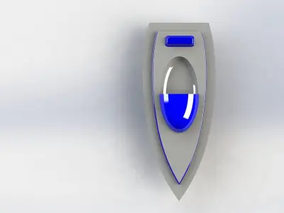 Boat 3D model toy 3D print model