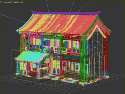 Ancient buildings Chinese ancient architecture 3D model purchase