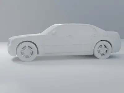 CHRYSLER 3D CAR MODEL Low-poly 3D model