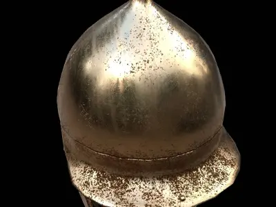 Roman Helmet 01 Low-poly 3D model