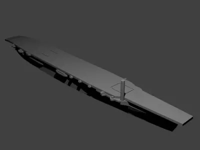 Japanese Aircraft Carrier Hosho 3D print model