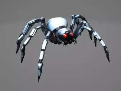 Cyberpunk Robot Spider 3D model purchase