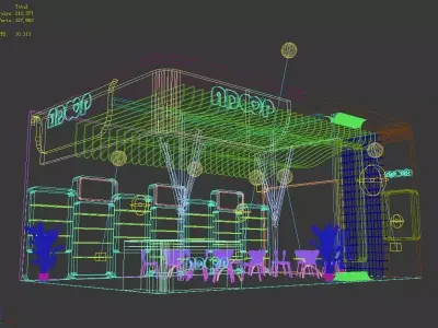 Exhibition - Area - 6X9-3DMAX2010-019 3D model