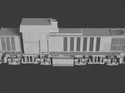 DHS131 locomotive 3D model purchase