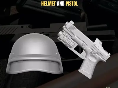 City Strike Kit for action figures 3D print model