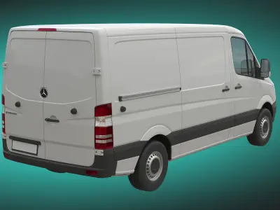Mercedes-Benz Sprinter 2015 Panel Van L2H1 3D model