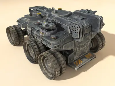 SciFi Heavy Vehicle 3D model